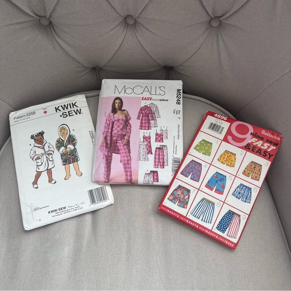 VINTAGE- Sewing Patterns Lot of 3 - Picture 1 of 7